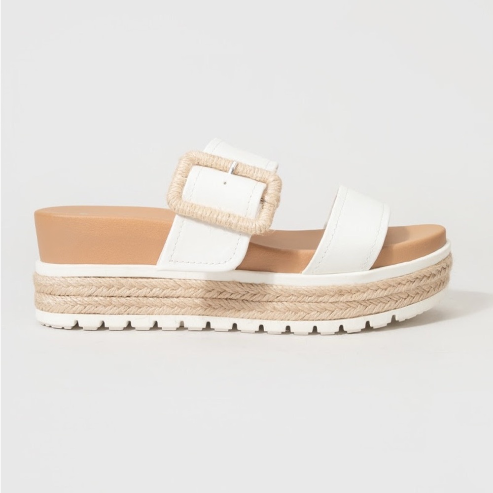 NIB MIA Carol Espadrille Flatform Sandals Size 8.5